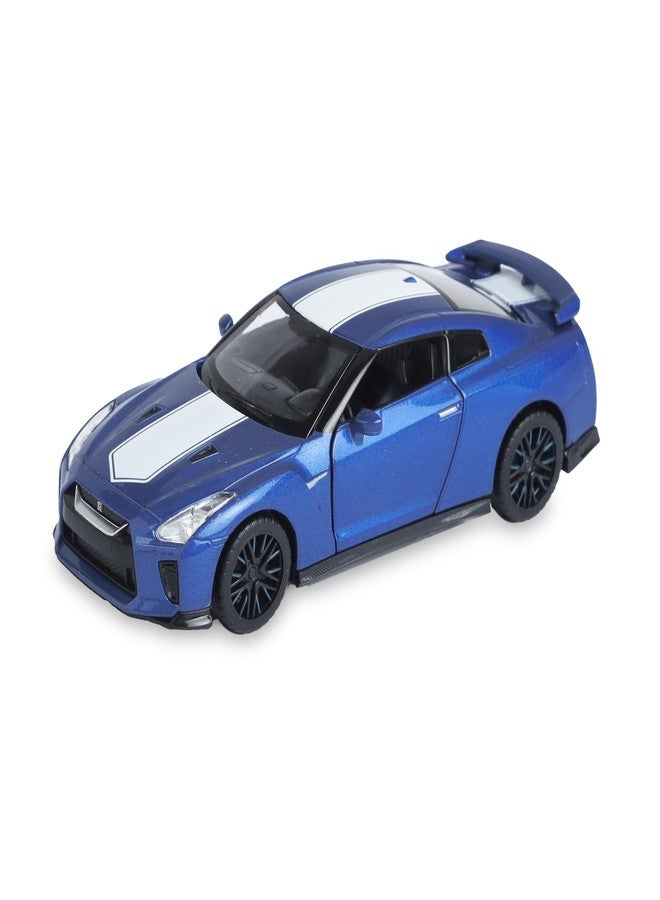 SMALL CLAP® Speed Metal 1:32 Nissan GT-R R35 50th Anniversary Edition Diecast Openable Door Function for 3 Years & Above (Blue) - Image 2